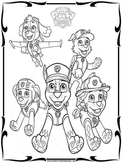 paw patrol coloring pages  paw patrol coloring pages