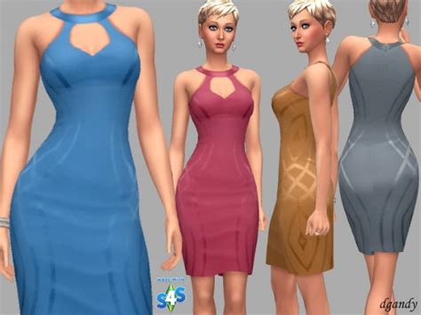 The Sims Resource Dress B201901 2 By Dgandy • Sims 4 Downloads