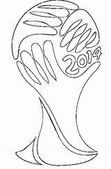 Coloring Pages Cup Fifa Soccer Logo Print Color Kids Printable Brazil Voetbal Getcolorings Brasil sketch template