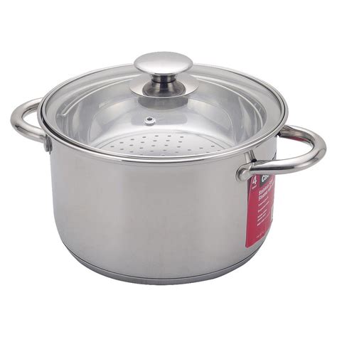 chefmate steamer  qt room essentials multicooker stainless steel pans