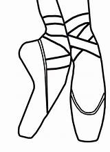 Ballet Shoes Step Master Finished sketch template