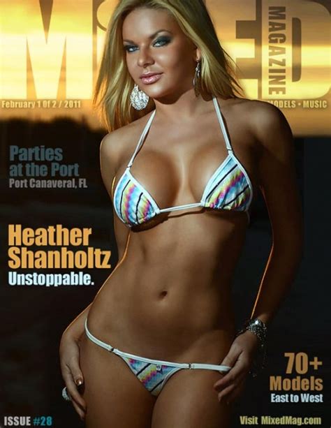 heather shanholtz on the cover of mixed magazine