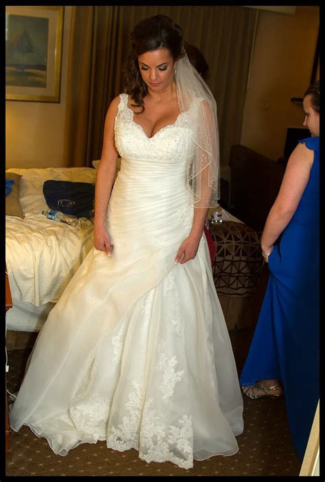 found on a photography site good wedding dress for a busty bride
