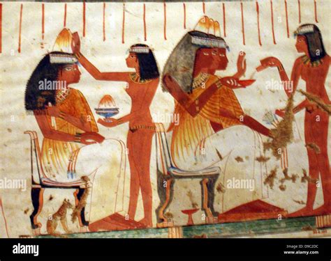 Ägyptische Wandmalereien Aus Dem Neuen Reich Facsimies
