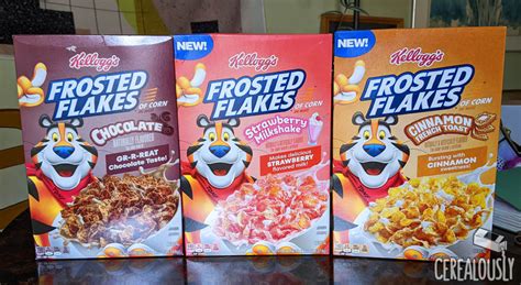 review strawberry milkshake frosted flakes cinnamon french toast