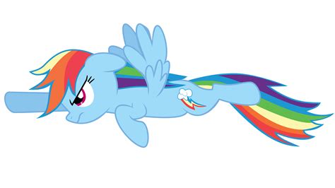 rainbow dash flying vector  minexpertyt  deviantart