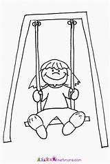 Swing Zabaw Plac Swings Dzieci Playground Kolorowanki Dla Kolorowanka Getcolorings sketch template