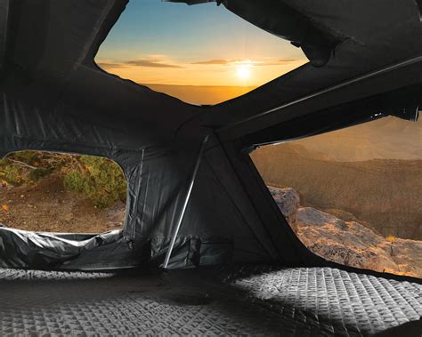 overland vehicle systems 18089901 bushveld hard shell roof top tent