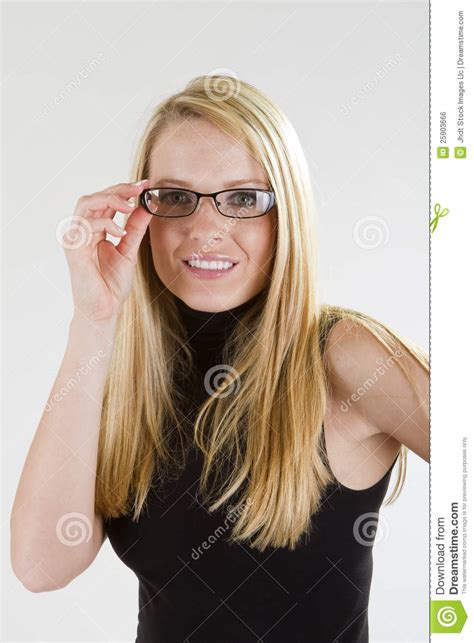 Girl In Glasses Royalty Free Stock Image Image 25903666