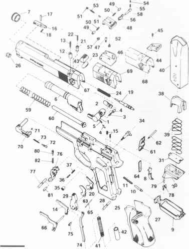 smith  wesson revolver parts list