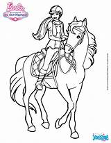 Horse Barbie Coloring Pages Cheval Jedessine Colouring Drawings Choose Board Illustration sketch template