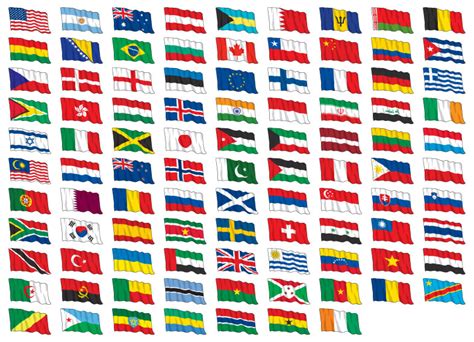printable country flags