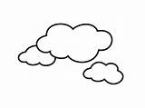 Cloud Clouds Coloring Pages Kids Printable Drawing Print Shapes Sheets Bestcoloringpagesforkids Different sketch template