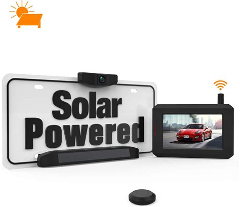 boscam sungo solar powered wireless reversing camera  wiring minutes installation digital