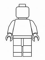 Lego Coloring Pages Kids Clipartmag Figure sketch template