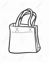 Bag Shopping Drawing Getdrawings Bags sketch template