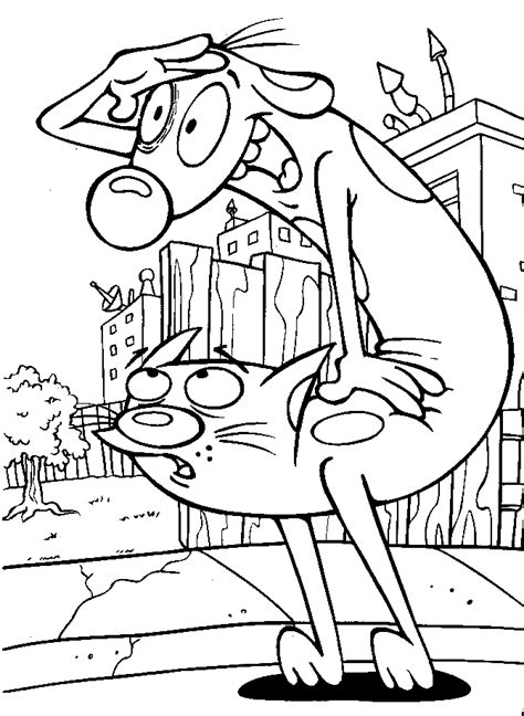 catdog coloring pages coloringpagescom