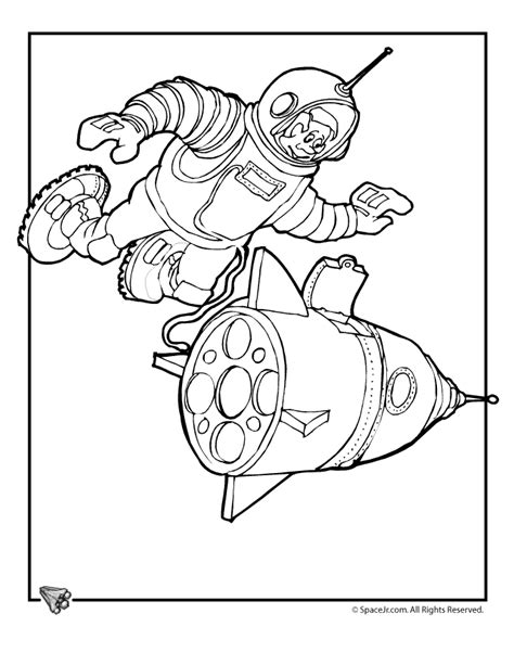astronaut coloring page  woo jr kids activities childrens