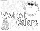 Warm Coloring Cool Color Pages Family Colors Feel Worksheet Use Choose Board Principles sketch template