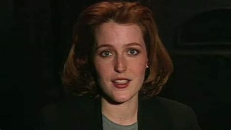 how gillian anderson helped shape agent scully s character cbc archives