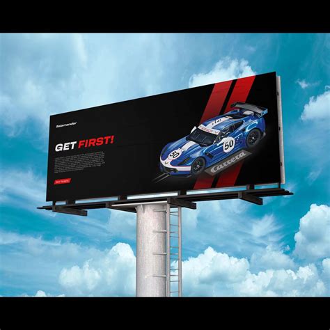 car racing billboard masterbundles