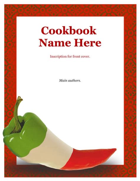 images   printable recipe book cover template recipe