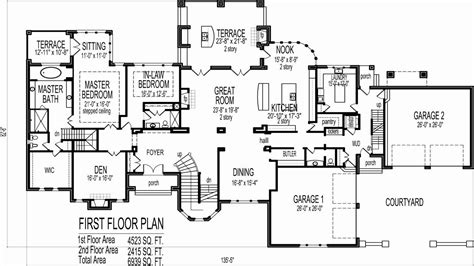 large house plans  bedrooms   mansion floor plan bedroom house plans