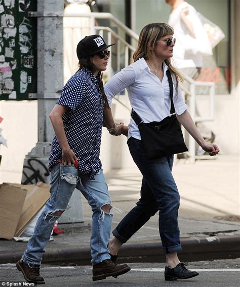 henrietta hudson out and proud ellen page gets affectionate with girlfriend in public