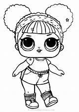 Lol Coloring Pages Dolls Doll Printable Painting Will sketch template