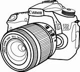 Camera Canon Drawing Getdrawings Lens Choose Board sketch template