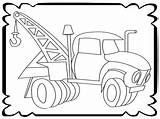 Truck Tow Coloring Pages Trucks Pulling Drawing Printable Color Colouring Print Getdrawings Getcolorings Popular Template sketch template