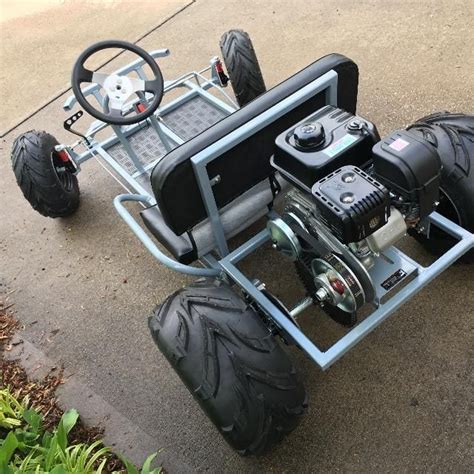 deluxe upgrade  axle  kart kit frame  included karting voiture  pedales voitures
