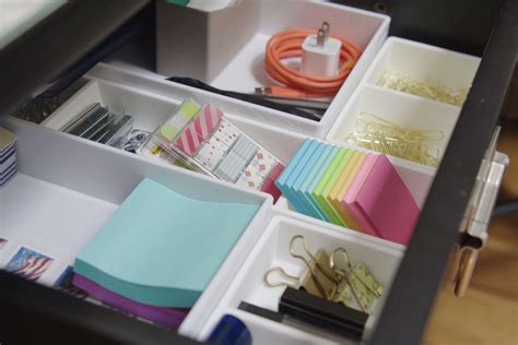 simply  organized office drawers simply organized