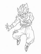 Goku Saiyan Vegito Pelear Vegeta Dragonball Sj2 Enojado Pintar Coloringgames Dibujosonline sketch template