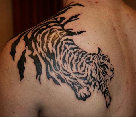 15 Awesome Tribal Tiger Tattoos Only Tribal