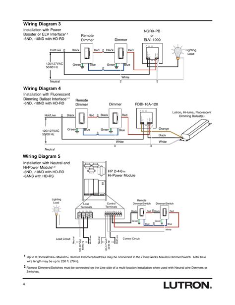 lutron qs wiring diagram
