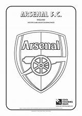 Arsenal Coloring Pages Logo Cool Soccer Logos Club Clubs Football Fc Kids Team Printable League Color Print Cup Fotboll Pintar sketch template