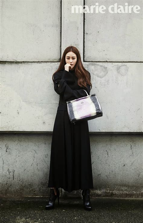 korean celebrities han ye seul for marie claire march