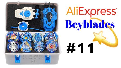 unboxing aliexpress beyblades video  box   blue beyblades beyblade reviews youtube