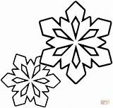 Snowflake Snowflakes Schneeflocke Colouring Schneeflocken Malvorlage Ausmalbilder Neve Colorare Disegni Ausmalen Fiocchi Zwei Piccoli Copos Nieve Dois Flocos Pequenos Clipart sketch template