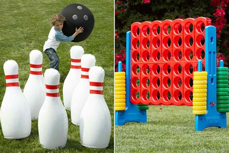 giant lawn games  bring supersize fun   backyard