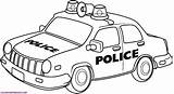 Police Pages Cars Colouring Car Colour Coloring Clipart Color Library sketch template