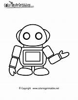 Robot Coloring Roboter Robots Ausmalbild Kostenlos Designlooter sketch template
