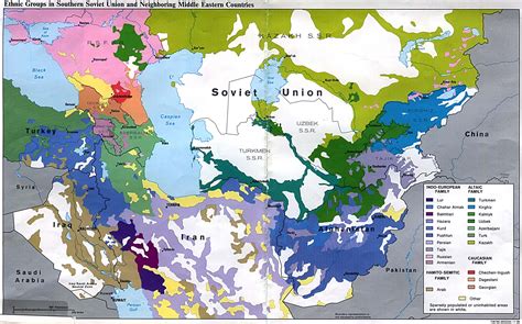 turkmenistan ethnic map