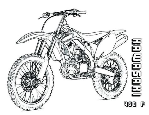 pin  motorcycle coloring pages