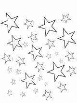 Coloring Stars Star Pages Printable Drawing Amp Source sketch template