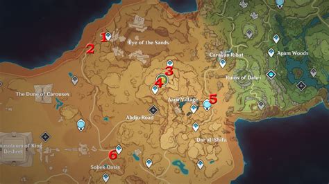 Genshin Impact Scarab Locations And Map Gamesradar