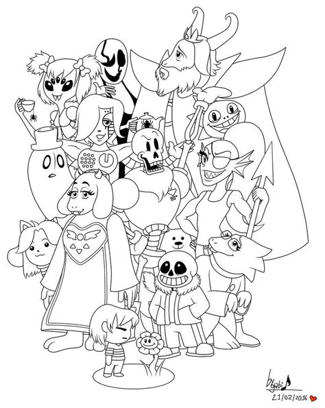 undertale coloring pages printable monster coloring pages coloring