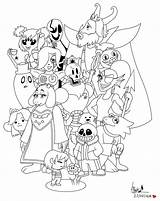 Coloring Pages Undertale Printable Sketchite sketch template
