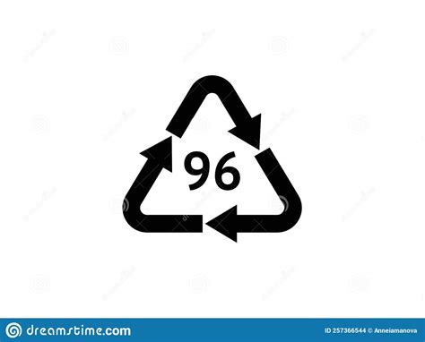 composite recycling codes stock vector illustration  cotton